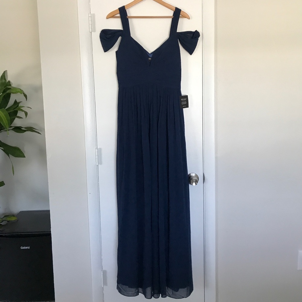 Lulus Make Me Move Blue Maxi Dress